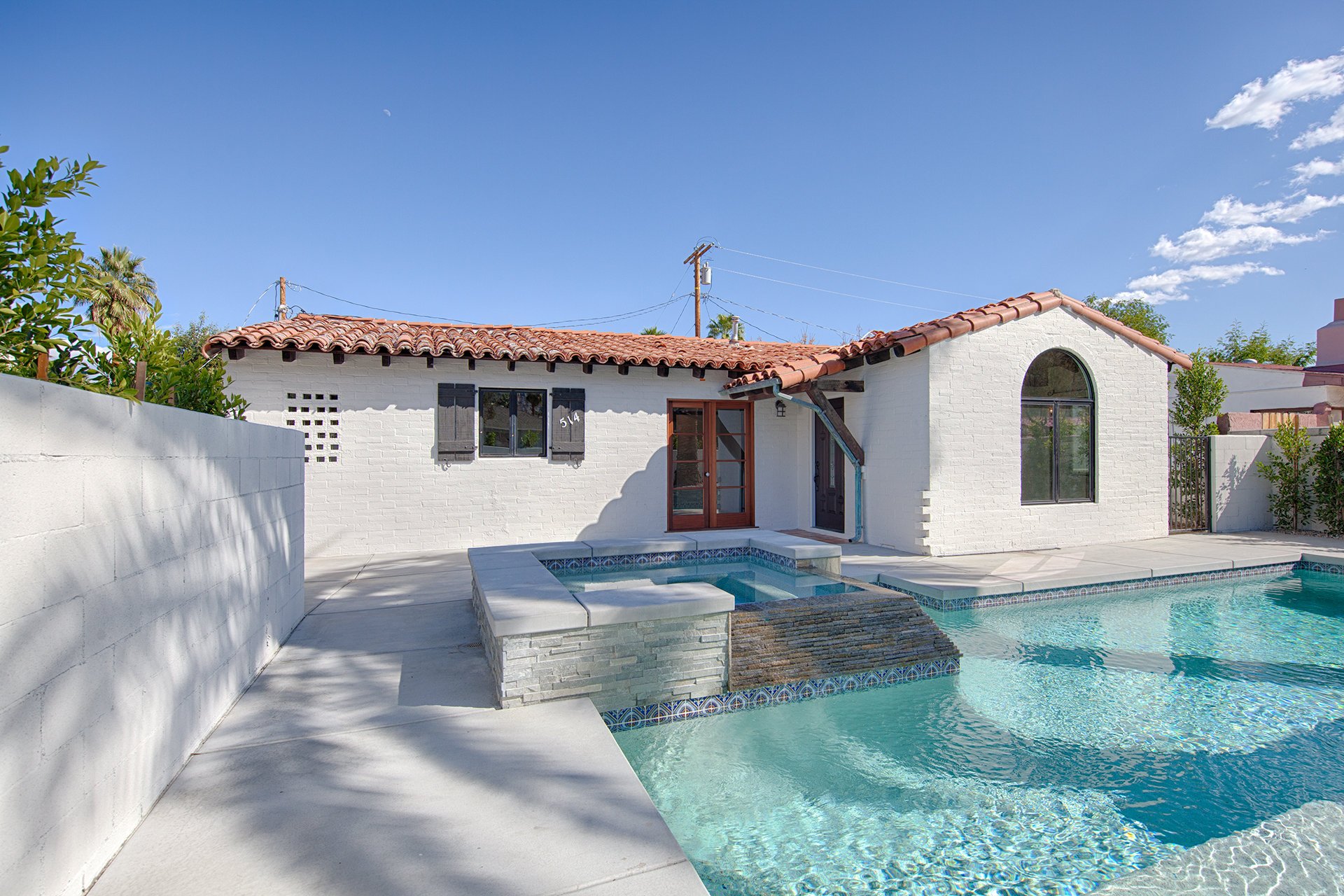 A Spanish home in the Warm Sands neighborhood of Palm Springs, California