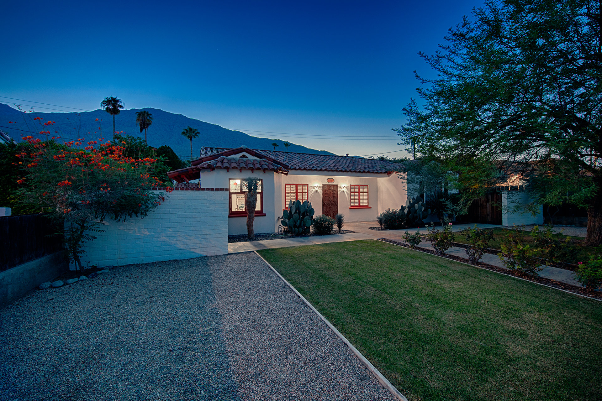 A Spanish Revival home in the Warm Sands neighborhood in Palm Springs, CA.