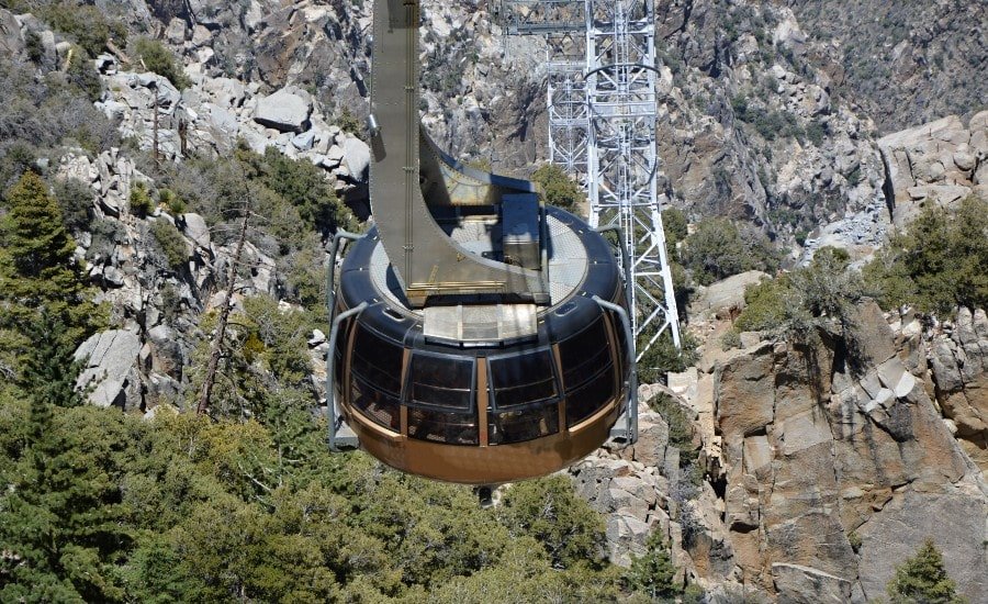 View of Aerial Tramway in Palm Springs